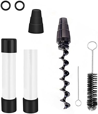 Glass Blunt -Mechanical Adapter Qianson Glass Grinder for Tea, Hearb Leaves, Coffee, Grains, Spices, Coffee Beans Innotative Espresso Machine