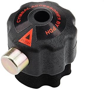 PDH Quick Set Cymbal Mate Gig Drum Accessories Wing Nut Substitute (Black)