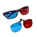 uxcell Red-Blue Anaglyph 3D Glasses and 3D Clip-on Glasses for Movies 3D Print Magazines TV Anaglyph Photos 1 Setthumb 4