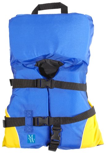 MW Infant Heads Up Life Jacket Vest PFD - Yellow/Blue