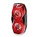 PDW Danger Zone Rear Tail Light - Bike Bicycle Safety Night Riding 30 Hrs