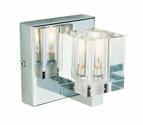 Trans Globe Lighting Trans Globe Imports 2841 PC Transitional One Light Wall Sconce from Seaglass Co Trans Globe Lighting Trans Globe Imports 2841 PC Transitional One Light Wall Sconce from Seaglass Co