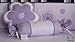 GEENNY Boutique 13 Piece Crib Bedding Set, Lavender Butterfly