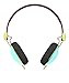 Skullcandy S5AVGM-396 Knockout Women's On-Ear Headphones with Mic & Remote, Robin/Smoked Purple/Gold