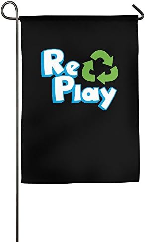 HAOYANG Re-Play Logo Home Garden Flag 12*18/18*27