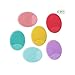 menen Facial Cleansing Pads, Silicone Deep handheld Brush cleaner,Exfoliating Pad, Massage Scrubber,For Sensitive Skin, Blackhead,acne Pore cleanser and Makeup Removal and Baby Shower (6 PCS)