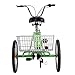 Slsy Adult Folding Tricycles, 7 Speed Folding Adult Trikes, 20 Inch 3 Wheel Bikes with Low Step-Through, Foldable Tricycle with Basket for Adults, Women, Men, Seniors.thumb 4