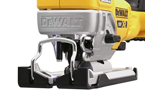 Dewalt Akku-Pendelhub-Stichsäge (18V, bürstenlos, luftgekühlt, verstellbarer Alu-Druckguss-Sägeschuh, 3-fach Pendelhub… – Bild 4