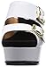 Nine West Women's Vachel Leather Wedge Sandal