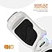 CHO Electric Self Balancing Dual Motors Scooter Hoverboard with Built-in Speaker and LED Lights - UL2272 Certified (4.5 Inch White)