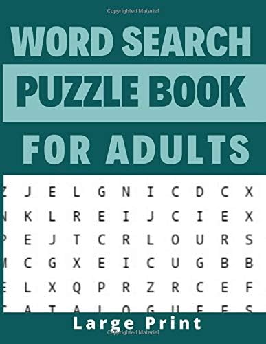 Word Search Puzzle Books For Adults: Fun & Challenging Puzzle Games for Adults and Kids | Word Find Large Print | 100 Large-Print Puzzles | +1500 Words to Find!