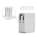 3 Port USB Wall Charger with Auto-ID/SmartID Tech and Foldable Plug for Apple iPhone 7 / 7 Plus,6 / 6 Plus, iPad Air 2 / mini 3, Samsung Galaxy S6 / S6 Edge and More