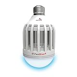 Above Edge Pestblast 2 In 1 Ultimate Mosquito Killer & Pest Control Energy Efficient Led Bulb, Lures, Zaps & Kills Insects, Free Cleaning Brush Included