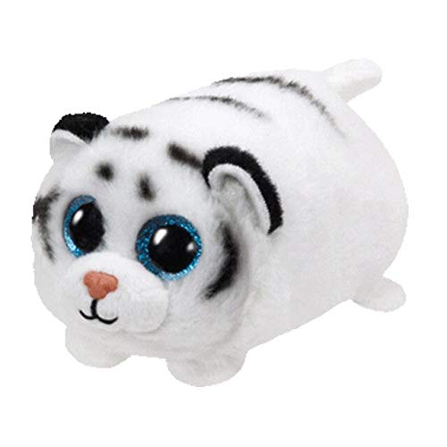 Amazon Com Ty Teeny Tys Set 4 10cm Giraffe Turtle Fox Tiger Seal