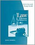 Law for Business and Personal Use, Adamson, John E., 053844603X