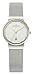 Skagen Women's 355SGSC Ancher Quartz 3 Hand Date Stainless Steel Silver Watch