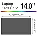 Four Guard Privacy Screen Filter for Laptop-Notebook 14.0 Inch 16:9 Widescreen – Privacy Protection Blue Light Reduction Anti Glare Anti Scratch Protector Filmthumb 4