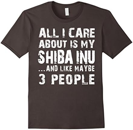 Men's Shiba Inu T-shirt XL Asphalt