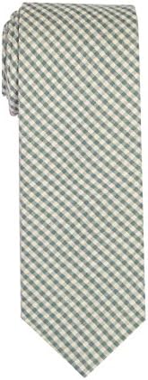 SPREZZA Men's Gingham Tie Multiple Colors Classic 2.75 inch Slim Necktie