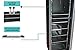 Rack Shelf by SimpleCord - Universal Cantilever Vented 1U Rack Tray For 19-inch Server Racks and Cabinets – Premium Heavy Duty Cold Rolled Steel Designed to Hold Network and AV Equipment