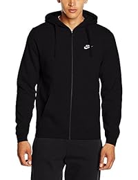 nike plain black hoodie