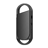Keychain Voice Recorder,BestRec 16GB Sound Audio Digital Voice Recording Device, One Button Recording, MP3 Metal Casing