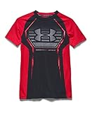 Under Armour Boys' UA HeatGear Armour Up Short Sleeve Fitted Shirt
