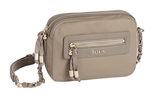Tous Bandolera Brunock Chain, Women&rsquo;s Bowling Bag, Beige (Topo)