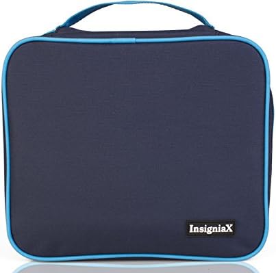 Unisex Toiletry Bag: InsigniaX Travel Cosmetic Organizer For Men Women Boys Girls H: 9.8" x W: 4.4" x L: 8.3" (Large, Navy Blue)