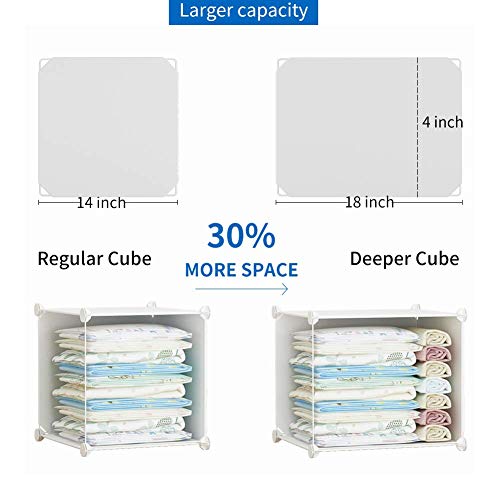 image for MAGINELS Wardrobe Armoire Closet Clothes Organizer Cube Storage Bedroo