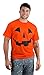 Ann Arbor T-shirt Co. Giant Jack O' Lantern Face | Halloween Pumpkin Fun Unisex T-Shirt for Men Women, XL