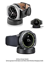 Original Samsung Qi Wireless cargador de carga Dock Cuna para Gear S2 y Classic SM R720 con micro usb y MKK Stylus, Nuevo