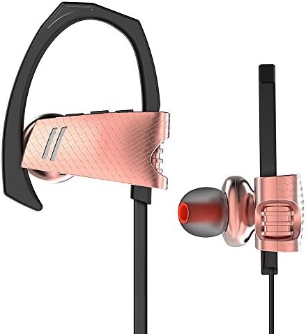 Bluetooth Headphones, Wireless Stereo Earbuds Bluetooth Headset Waterproof Sweatproof Sports Earphones Noise Cancelling Headsets for Gym Running
