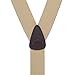 Suspender Store Solid Suspenders -1.5-Inch Wide Elastic - Y-Back - Trigger Snaps - 42