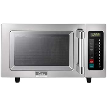 MIDEA 1025F1A Commercial Microwave, Stainless Steel