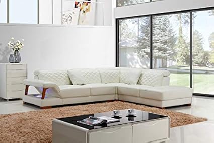 Lillyput Interio Prefixs Modern Leather Sectional Sofa Standard
