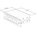 6 Switch Box Controller with 6 Panel Backlit LED Switch Box with 5 On/Off Rocker Switches and 1 Momentary Switches - A/B/C/D/E/F Control Box for Car. Truck, RV, Camper, Boat Rocker Switch Panel