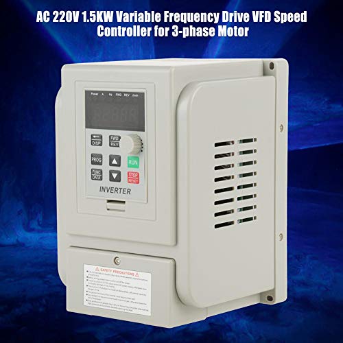 Variable Frequency Drive AC 220V 1.5KW VFD Speed Controller for 3-Phase Motor