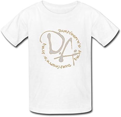 BOLALA Custom Men's Dumbledore's Army D.A. Fonts T-shirt Tshirt White XXXL