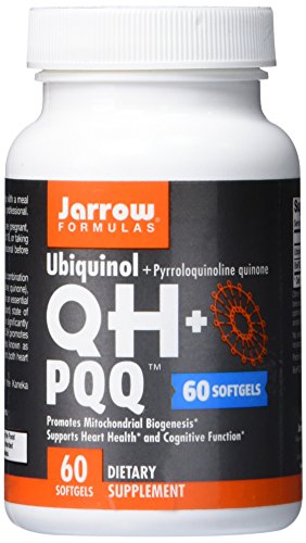 Jarrow Formulas QH Plus PQQ, Supports Heart Health and Cognitive Function, 60 Softgels