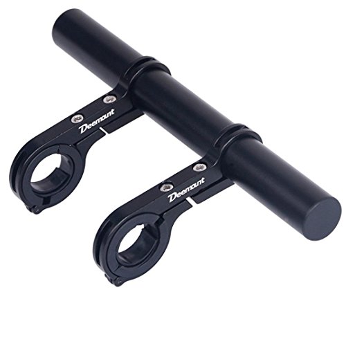 Dartphew Bike Accessories,Outdoor Durable Solid Lightweight Bike Flashlight Holder Handle Bar Bicycle Accessories Extender Mount Bracket For Outdoor Hiking Camping Hunting Fishing (Black)