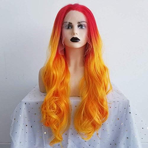 女性の誕生日パーティーフェスティバル長い自然なウェーブのかかった髪の無料の部分のヘアライン合成レースフロントかつら B06k1r 5 034円 セール開催中最短即日発送 新作 人気 送料無料 激安 お買い得 キ フト
