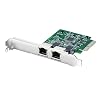 IIEasy Gigabit PCI Express Network Card – PCIe Ethernet Server Adapter Card – Dual RJ45 Port Gigabit Network Nic 10/100…