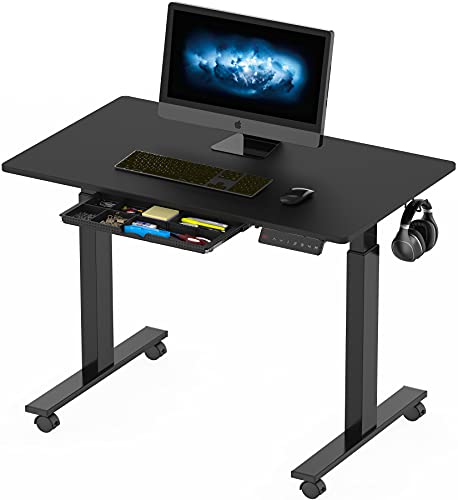 SHW Electric Height Adjustable Mobile Rolling