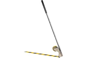 BAUSATZ Floor Tape Marking Machine Manual Lane Marking Applicator with Rubber Roller Manual Floor Tape Applicator,Used for Floor Marking, Decoration Protection and Laying