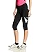PEARL IZUMI Women's W Sugar Cycling 3/4 Tights, Black/White, Medium