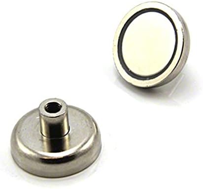 first4magnets F4MH32-1 32 mm Diameter x 18 mm N42 Neodymium Pot Magnet with 36.4 kg Pull