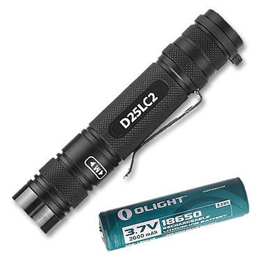 Eagletac D25LC2 Clicky XP-L LED Flashlight-850 Lumen w/1x 2600mAh 18650 Battery