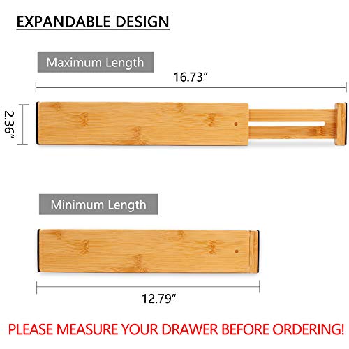 Kitchen-Drawer-Dividers1279-1673-4-Pack-Adjustable-Bamboo-Drawer-Organizers-Storage-Spring-Loaded-for-Kitchen-Dresser-Bathroom-Bedroom-Baby-Drawer-Desk-Office