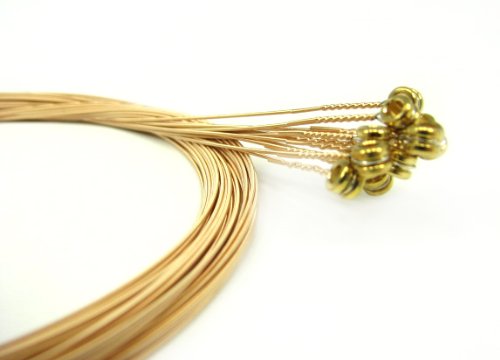 12-pack 30ga. (.030") Phosphor Bronze Acoustic Guitar Strings - Made in the USA!